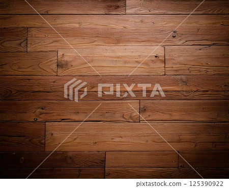 Wooden floor (AI generated image) 125390922