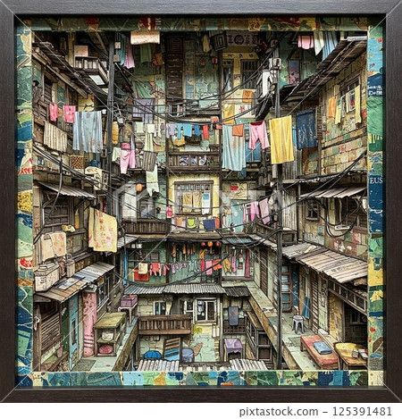 Scenery of Kowloon City in the past 125391481