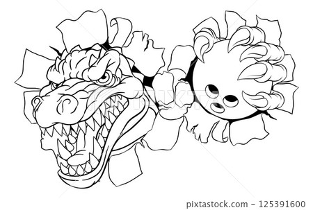 Crocodile Dinosaur Alligator Bowling Sports Mascot 125391600