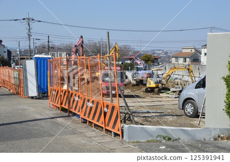 Construction site Hachioji City 125391941