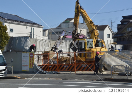 Construction site Hachioji City 125391944