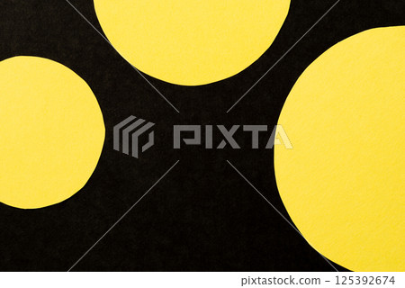 Yellow and black background 125392674