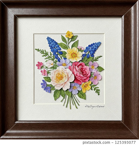 Floral Decoupage Floral Decoupage 125393077