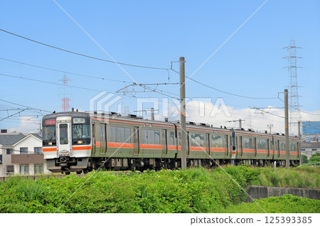 Kansai Main Line, Tomitahama-Yokkaichi, JR Central, Kiha 75 series, Kiha 75-6 (Minoota), Mie 125393385