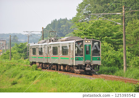 東北本線 白坂~豐原 JR東日本701系列F-510列車(仙台) 東北本線 白坂~豐原 JR東日本701系列F-510列車(仙台) 125393542