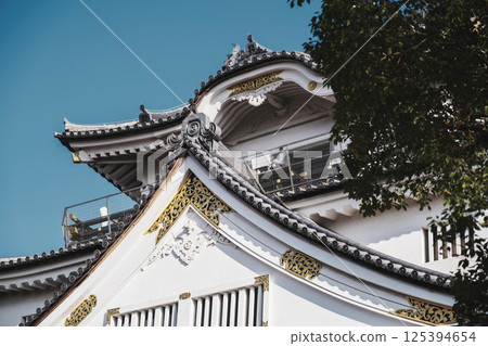 【岸和田城】歷史悠久的城堡風景 125394654