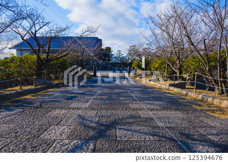 【岸和田城】歷史悠久的城堡風景 125394676