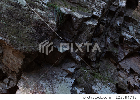 Rock wall surface Rock wall surface 125394785