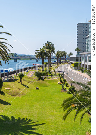 Miyazaki City Oyodo Riverside Tachibana Park Oyodo River Miyazaki City Oyodo Riverside Tachibana Park Oyodo River 125395054