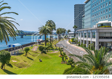 Miyazaki City Oyodo Riverside Tachibana Park Oyodo River 125395058