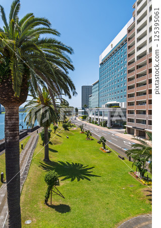 Miyazaki City Oyodo Riverside Tachibana Park Oyodo River Miyazaki City Oyodo Riverside Tachibana Park Oyodo River 125395061