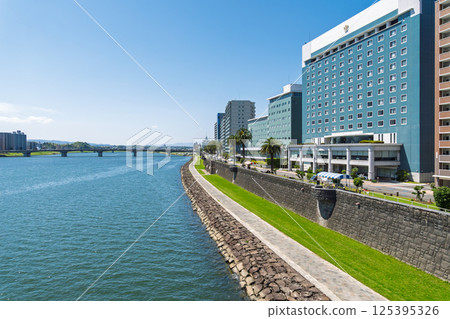 Miyazaki City Oyodo Riverside Tachibana Park Oyodo River 125395326