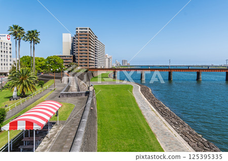 Miyazaki City Oyodo Riverside Tachibana Park Oyodo River 125395335