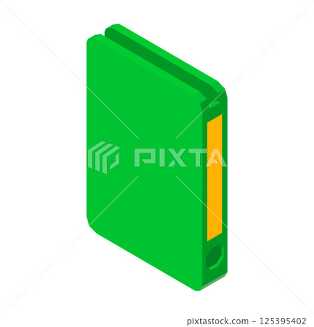 Folder for papers 3D business icon vector illustration isolated 125395402