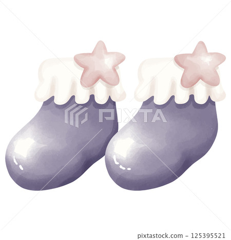 watercolor cute little baby, baby shower element, cute element watercolor cute little baby, baby shower element, cute element 125395521