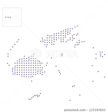 Fiji map dotted pattern design purple circle Fiji map dotted pattern design purple circle 125397643