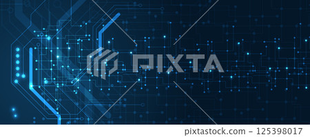 Circuit abstract background for science and business presentation 125398017