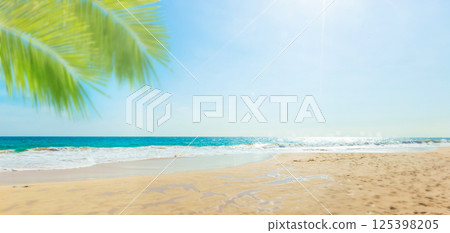 Untouched tropical beach Untouched tropical beach 125398205