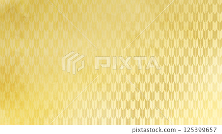 Japanese background: Golden arrow pattern Japanese background: Golden arrow pattern 125399657