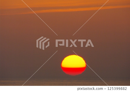 北海道襟裳岬的夕陽，既淒美又莊嚴。 125399882
