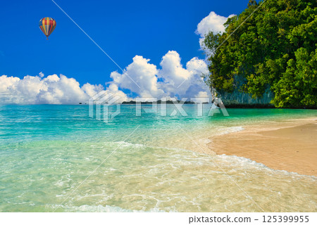 帕勞美麗的珊瑚礁海 125399955