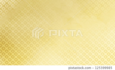 日本背景：金色鹿子圖案 125399985