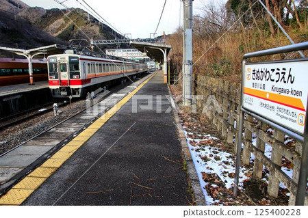 At Kinugawa Park Station... 6050 series train At Kinugawa Park Station... 6050 series train 125400228
