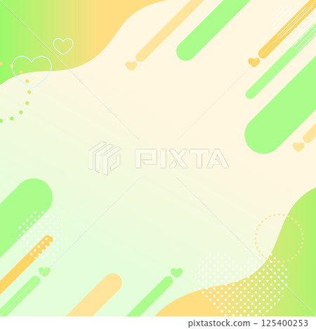Cute geometric pattern background material seamless frame shape wave gradation dreamer 125400253