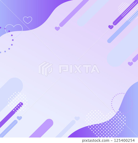 可愛的幾何圖案背景材料無縫框架形狀波浪漸變狂喜 125400254