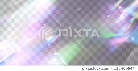 Rainbow prism flare effect 125400644