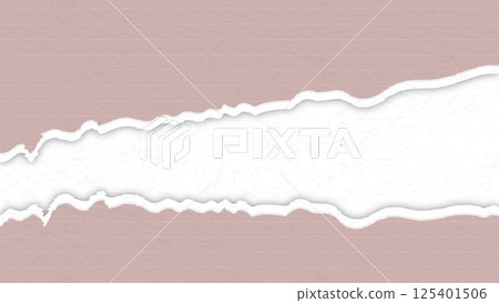 Textured torn paper banner template 125401506