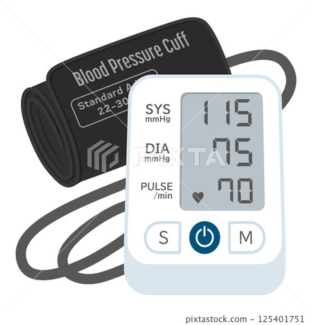 Digital blood pressure monitor Digital blood pressure monitor 125401751