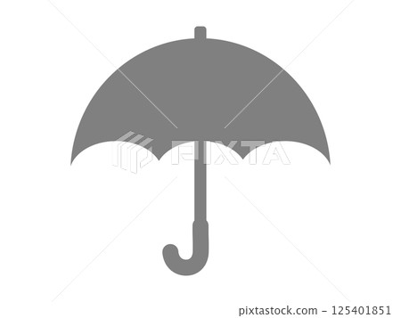 雨傘輪廓圖示(雨痕) 雨傘輪廓圖示(雨痕) 125401851