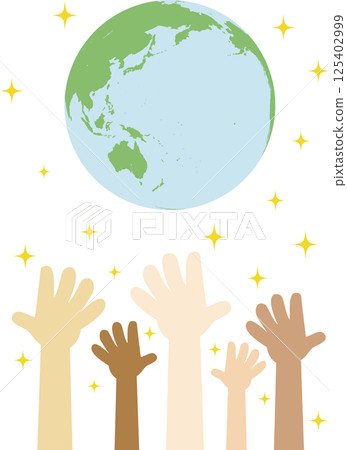 伸手向未來!為了更光明的地球 伸手向未來!為了更光明的地球 125402999