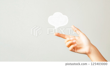 Messaging and communication tech concept 125403000