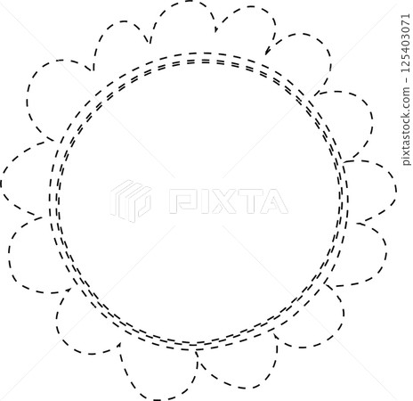 Circle frame Circle frame 125403071