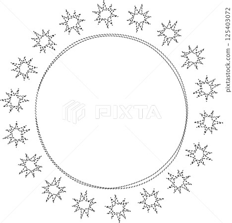 Circle frame 125403072