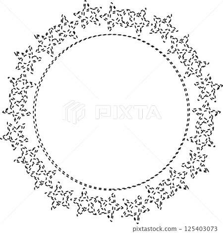 Circle frame Circle frame 125403073
