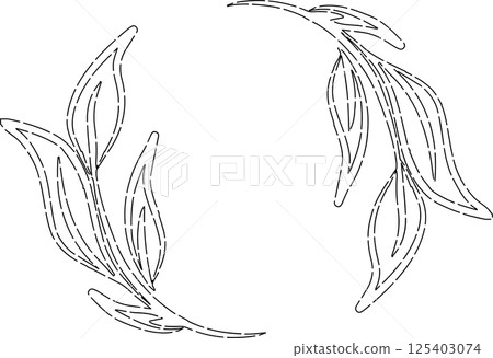 Circle frame Circle frame 125403074