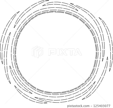 Circle frame 125403077
