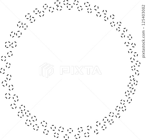 Circle frame 125403082