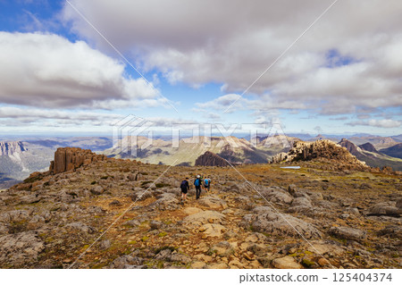 Views around Mt Ossa in Tasmania Australia Views around Mt Ossa in Tasmania Australia 125404374