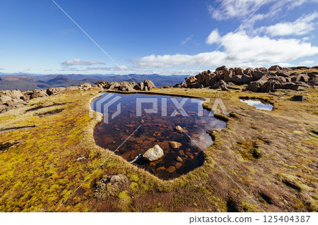 Views around Mt Ossa in Tasmania Australia Views around Mt Ossa in Tasmania Australia 125404387