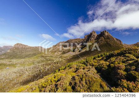 Views around Mt Ossa in Tasmania Australia Views around Mt Ossa in Tasmania Australia 125404396