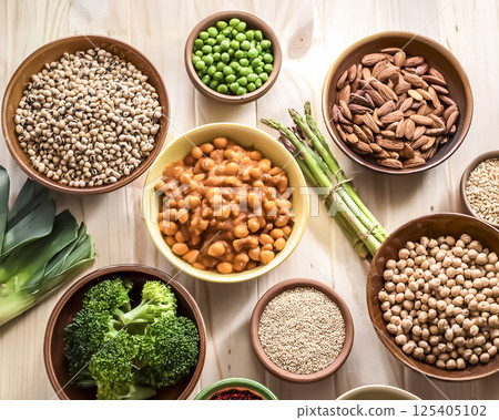 純素植物食品影像 純素植物食品影像 125405102