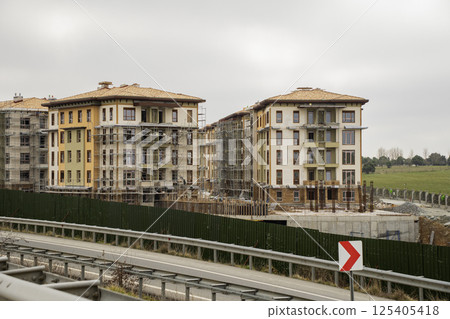 Construction of a nursing home outside the city Construction of a nursing home outside the city 125405418