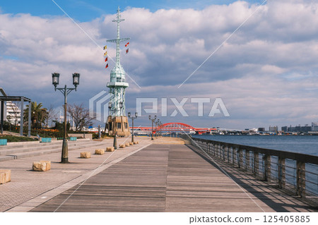 [Kobe Brick Warehouse] Kobe Port Scenery 125405885
