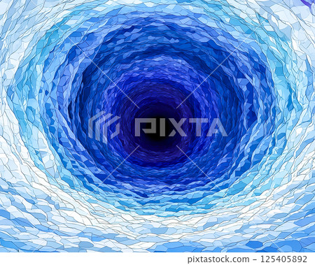 Geometric background with a black hole motif - Rock 125405892