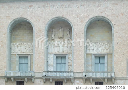 Stone Carvings Depicting Biblical Scenes at Montserrat 125406010