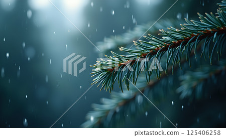 Fresh Green Lettuce Leaves Close-Up View 125406258